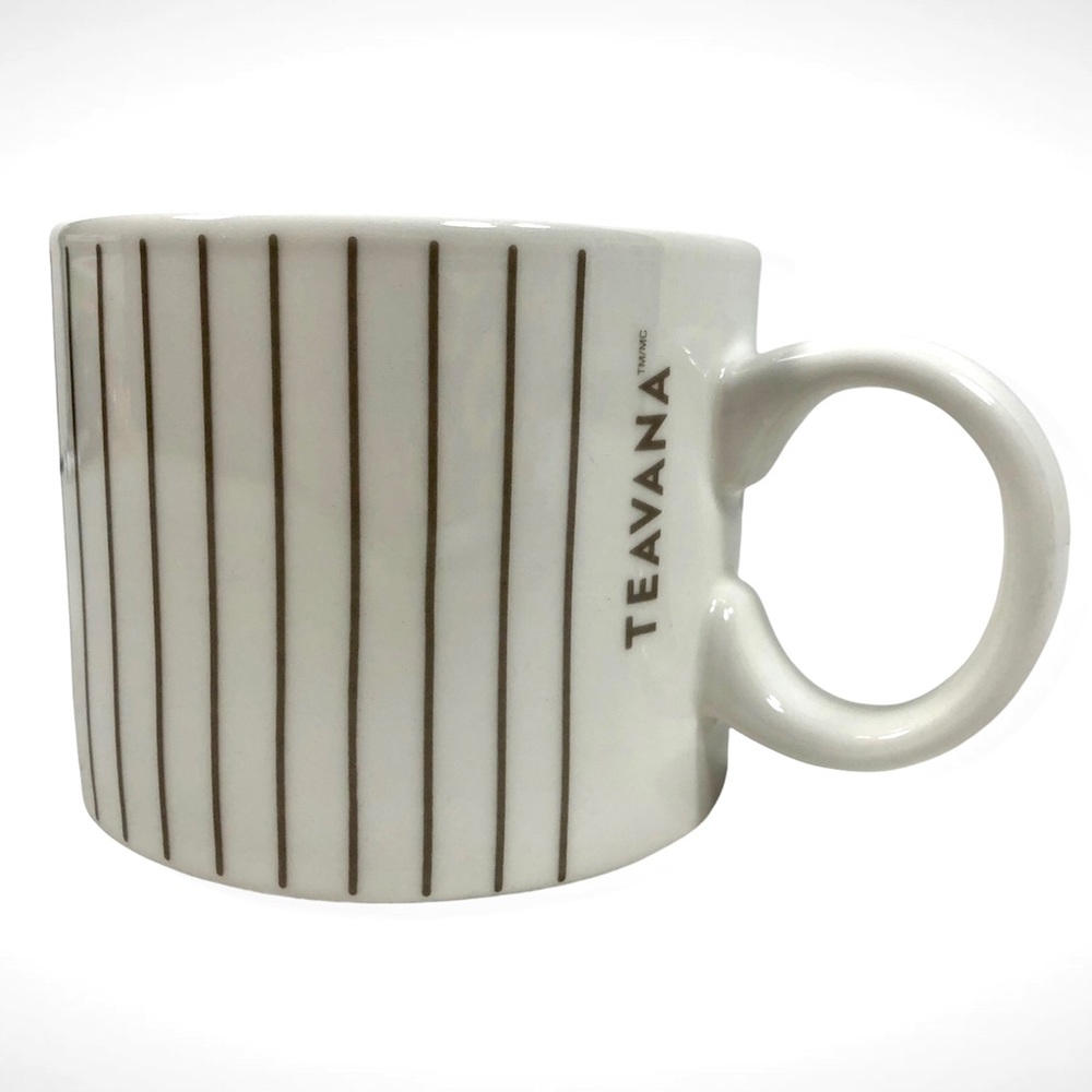Starbucks Teavana Striped Coffee Tea Mug Cup 12 oz / 354 ml Porcelain